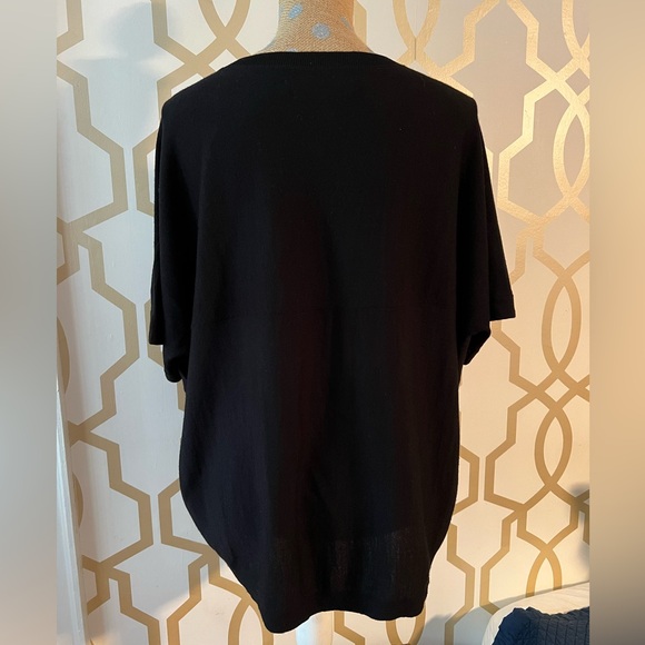 All Saints short sleeve sweater with abstract design S/M - Picture 3 of 6